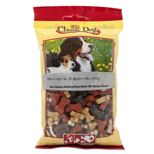Classic Dog Snack Miniknochen 5 Sorten Mix